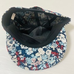 【サイズ調節可能】レディース　キャップ　花柄　フリーサイズの画像