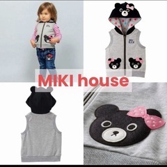 ダブルB ミキハウス　100センチ　パーカーの画像