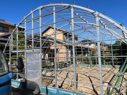 ビニールハウスD型7.2m×9m H4.2m 解体済み (オグラ) 鈴鹿のその他の