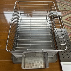 無印良品の水切りカゴ他セットの画像