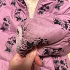 【GAP】80サイズ　ミニーちゃん　ダウン　もこもこの画像