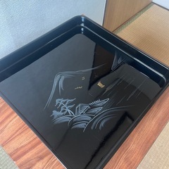 会席膳　漆器5枚セットの画像