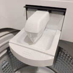 AQUA Prette 9.0kg 洗濯機 AQW-GVX90J トップ透明ガラス 2020年製の画像