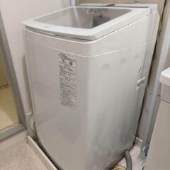 AQUA Prette 9.0kg 洗濯機 AQW-GVX90J トップ透明ガラス 2020年製の画像