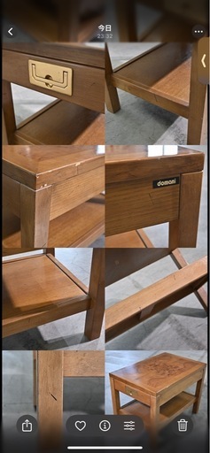 定価7万 domani カリモク 「Morganton/モーガントン」サイドテーブル