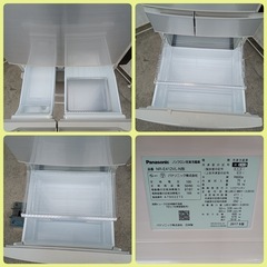 八6361【Panasonic】自動製氷付き　冷蔵庫 411Lの画像