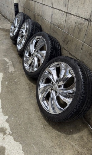 19インチ 114.3 メッキホイール