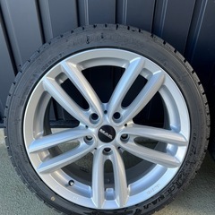 BMW ミニ用スタッドレス付きアルミホイール　
F56で使用の画像