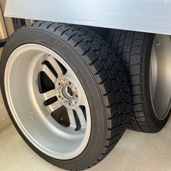 BMW ミニ用スタッドレス付きアルミホイール　
F56で使用の画像