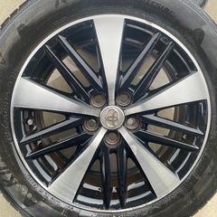 ウイッシュ　20系　6Jx16　＋45　PCD100　5H　純正アルミホイール　4本セット　千葉県　成田市の画像