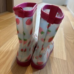 長靴レインブーツ女の子20cmの画像