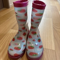 長靴レインブーツ女の子20cmの画像
