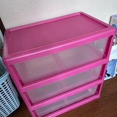 ３段収納引き出しの画像
