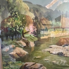 油彩画　額③の画像