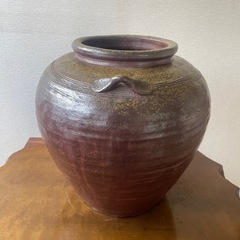壺　花瓶　備前焼の画像