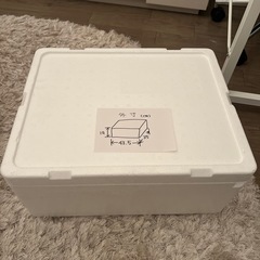 あげます！発泡スチロールの箱　大小6個の画像