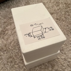 あげます！発泡スチロールの箱　大小6個の画像