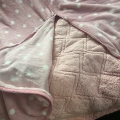 すっぽり入れるモコモコ敷きパッドの画像