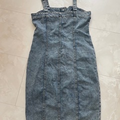 デニム　ワンピースの画像