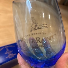 ピーターラビット  グラス2個 コースターハンカチ 4点の画像