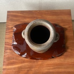 花入れ　備前焼の画像