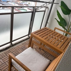 IKEAテーブル&チェアの画像