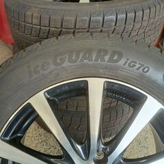 【ライズ・ロッキー用】195/65R16 ヨコハマ アイスガード7 2021年製＋Manaray Sport 16インチホイール 4本の画像