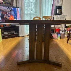食卓　長テーブルの画像