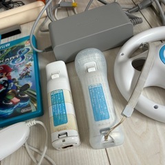 WiiU 本体　リモコン　ソフト　まとめ売りの画像