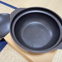 無印良品 軽量土鍋 3〜4人用 の画像