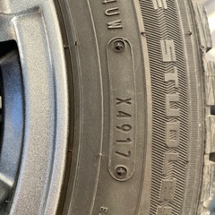 ダンロップ ウインターマックス アルミホイール付 165 70R14  Winter Max       の画像