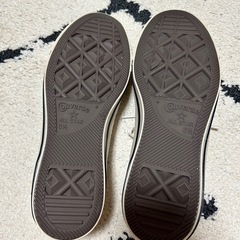 【新品未使用】コンバース ホワイト CONVERSE スニーカー ホワイトの画像