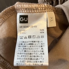 GU シャツの画像