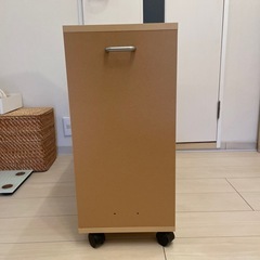無印良品 パルプボードボックスキャスター付の画像
