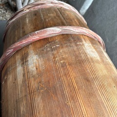 骨董品　　多分明治時代の樽の画像