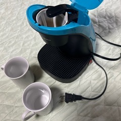 コーヒーメーカー　ペアカップつき付きの画像