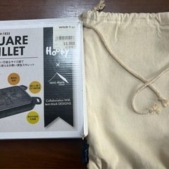 テンマクデザイン Hooky 「ほ」 スクエア スキレットの画像