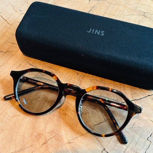 JINS 眼鏡 度入り　カラーレンズ