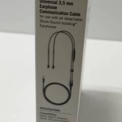 【美品】SHURE RMCE-UNI リモート+マイク搭載 3.5mm イヤホンケーブルの画像