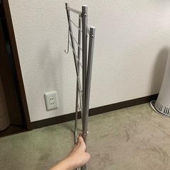 【0円】物干し　アルミ製　の画像