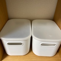 無印良品やわらかポリエチレンケース・ハーフ・中の画像
