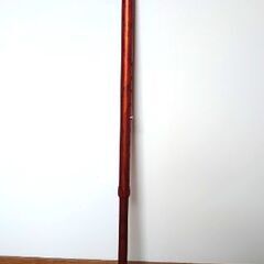 歩行補助つえ　茶　長さ調節可の画像