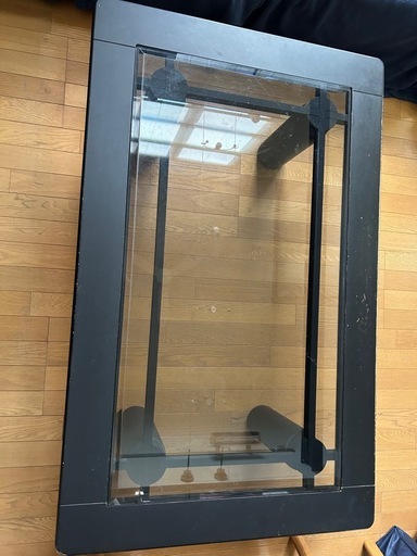 センターガラステーブル