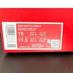 新品未使用　タグ・箱付き　28.0cm NIKE WAFFLE DEBUT 11.5 ブラック/ホワイトの画像