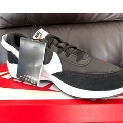 新品未使用　タグ・箱付き　28.0cm NIKE WAFFLE DEBUT 11.5 ブラック/ホワイトの画像