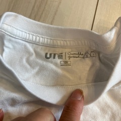すみっこTシャツ、白120の画像