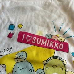 すみっこTシャツ、白120の画像