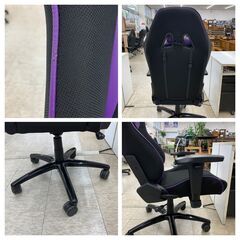 【ジモティー割引で最大15％OFF⭐️】AKRACING WOLF ゲーミングチェア パープルの画像