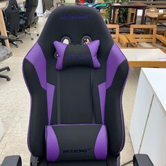 【ジモティー割引で最大15％OFF⭐️】AKRACING WOLF ゲーミングチェア パープルの画像