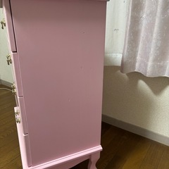 ベルーナ 姫系 ミルキーピンク プリンセス 幅60cm 猫脚の画像